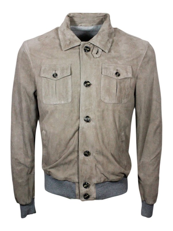 BARBA: casual jackets - Barba naples beige jackets