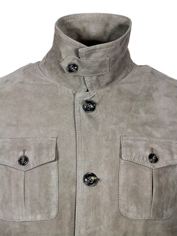 Barba naples beige jackets shop online: BARBA