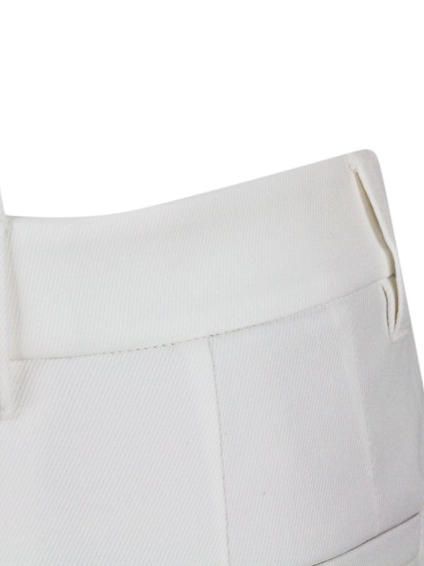 Brunello cucinelli trousers cream shop online: BRUNELLO CUCINELLI