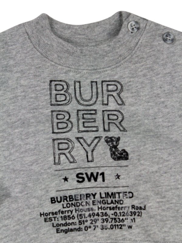 BURBERRY: Sweatshirts & Sweaters online - Burberry sweaters grey
