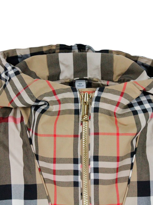 Burberry jackets beige shop online: BURBERRY