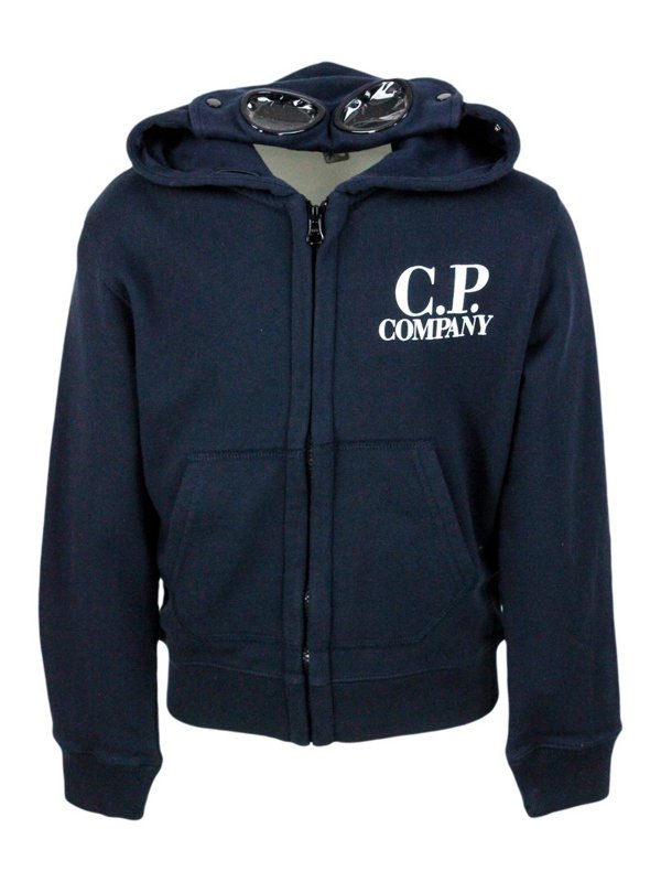 C.P. COMPANY: Sweatshirts und Pullover - Sweatshirt - Blau