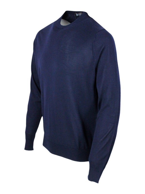 COLOMBO: crew necks online - Colombo sweaters blue
