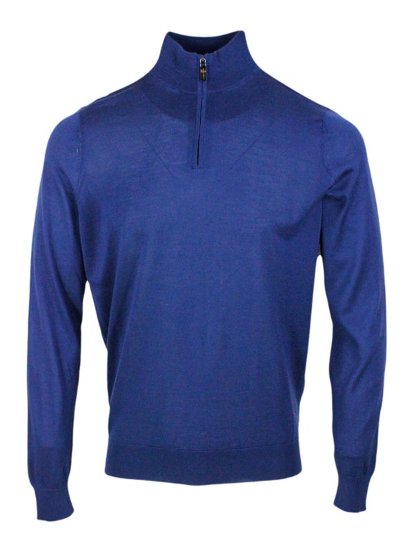 COLOMBO: crew necks - Colombo sweaters blue