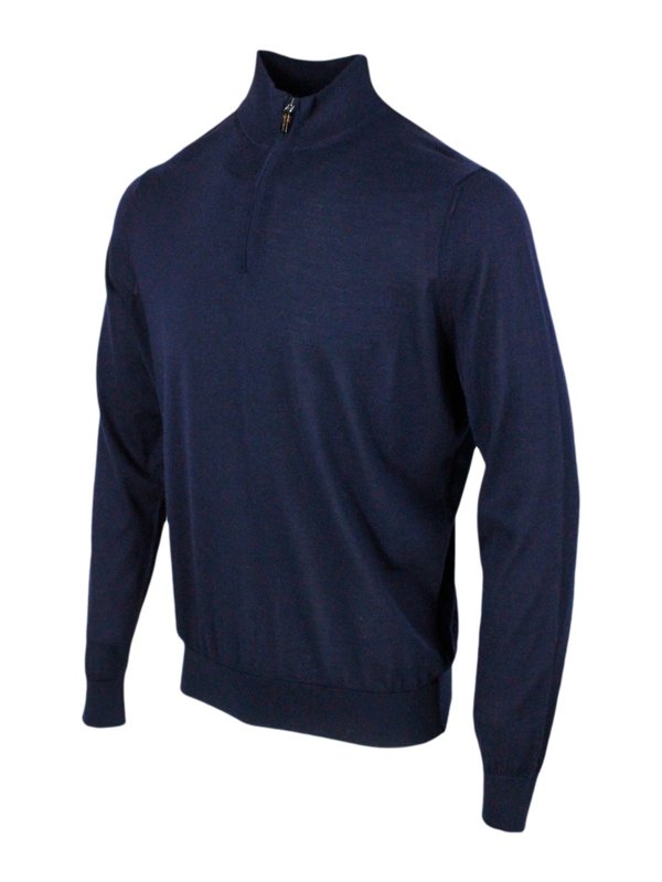COLOMBO: crew necks online - Colombo sweaters blue