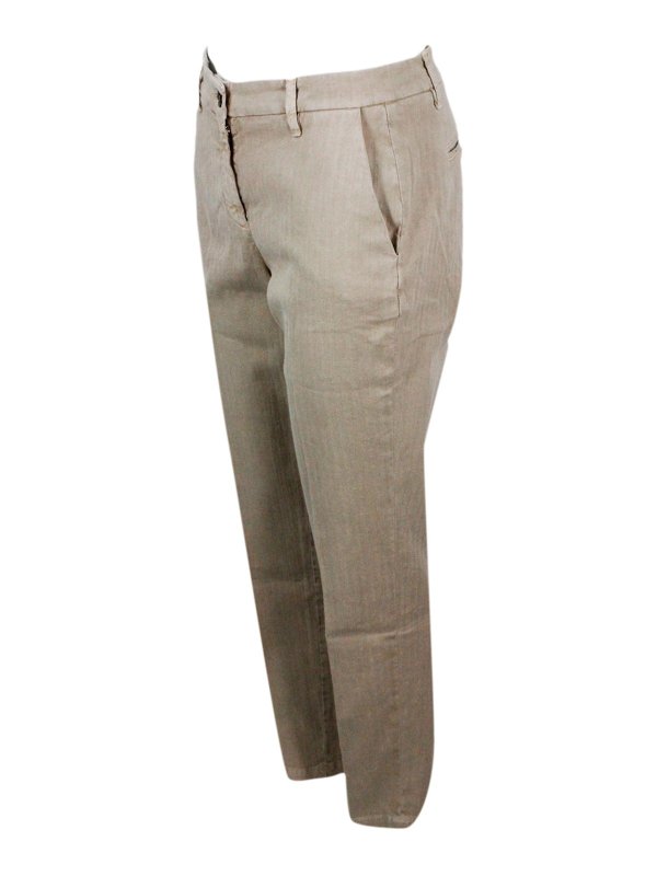 JACOB COHEN: casual jackets online - Jacob cohen trousers beige