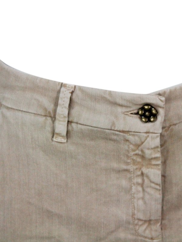 Jacob cohen trousers beige shop online: JACOB COHEN