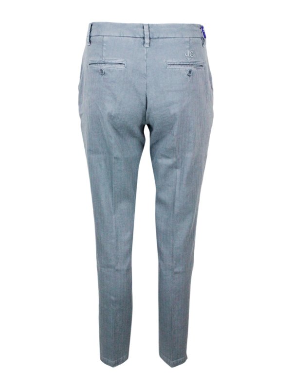 The Best Shops JACOB COHEN: casual jackets - Jacob cohen trousers light blue