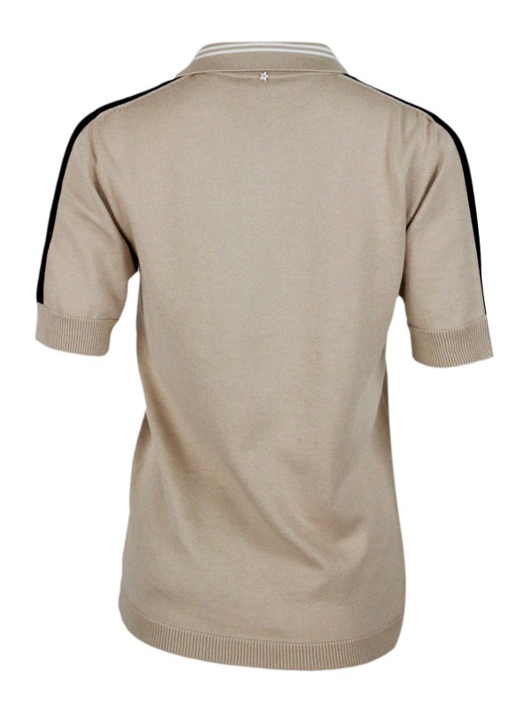 The Best Shops LORENA ANTONIAZZI: t-shirts - Lorena antoniazzi t-shirts and polos beige