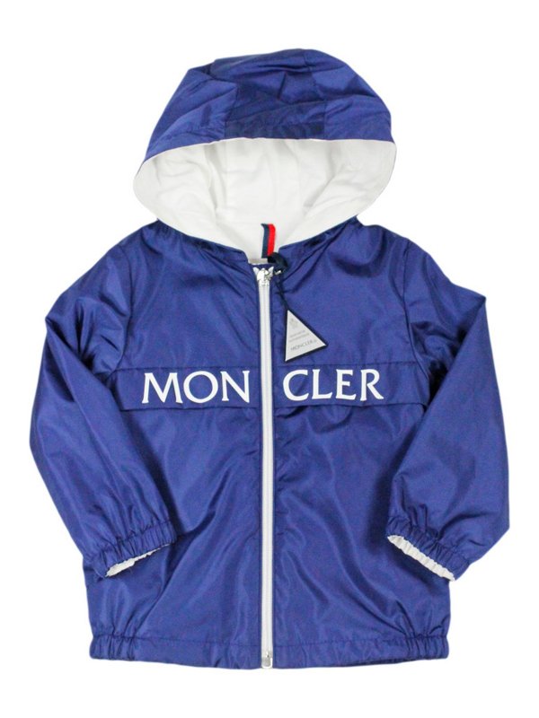 MONCLER: casual jackets - Moncler jackets blue