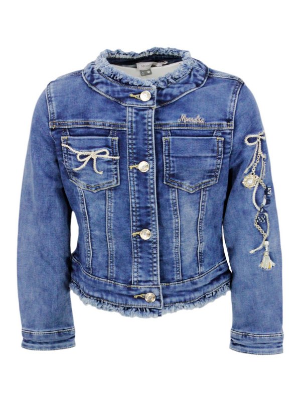 MONNALISA: ブレザー - ブレザー - ライトウォッシュ