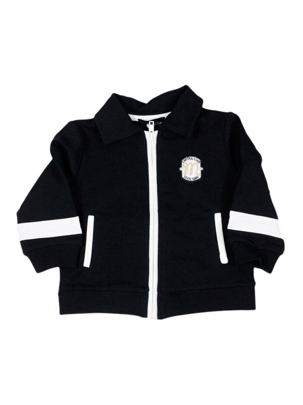 MONNALISA: スウェット＆セーター - スウェットシャツ/セーター - ブルー