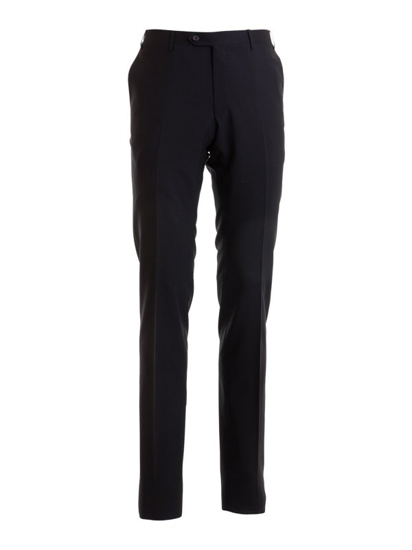 CORNELIANI: カジュアルトラウザー - カジュアルパンツ - 黒