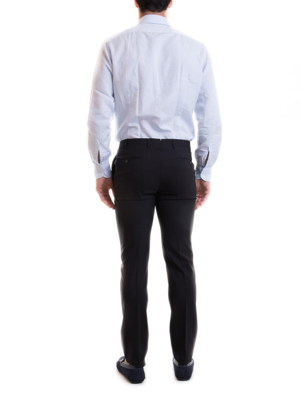 カジュアルパンツ - 黒 shop online: CORNELIANI