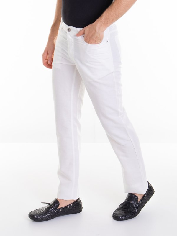 BRIONI: カジュアルトラウザー online - カジュアルパンツ - 白