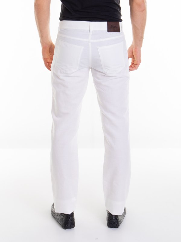 カジュアルパンツ - 白 shop online: BRIONI