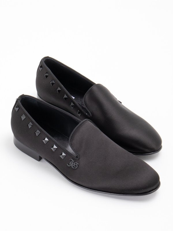 John Galliano Mocassino Nero Uomo 18535A