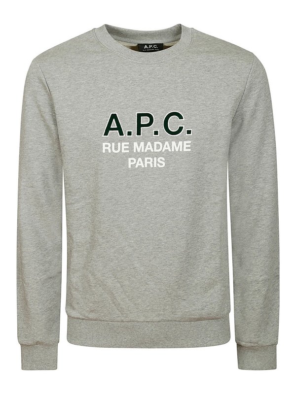 A.P.C.: Sudaderas y suéteres - Sudadera - Gris