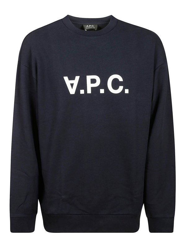A.P.C.: Sweatshirts und Pullover - Sweatshirt - Blau