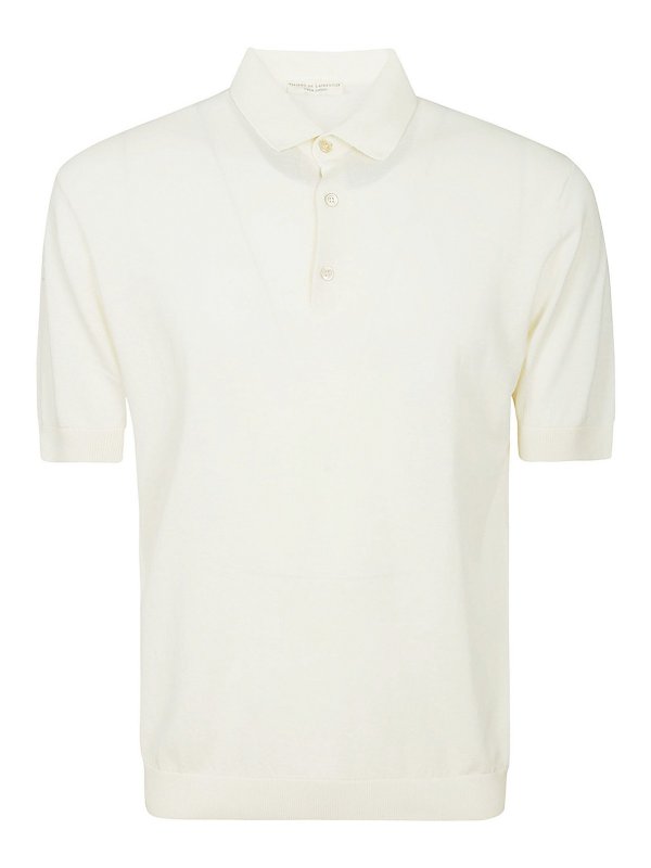 FILIPPO DE LAURENTIIS: Poloshirts - Poloshirt - Weiß