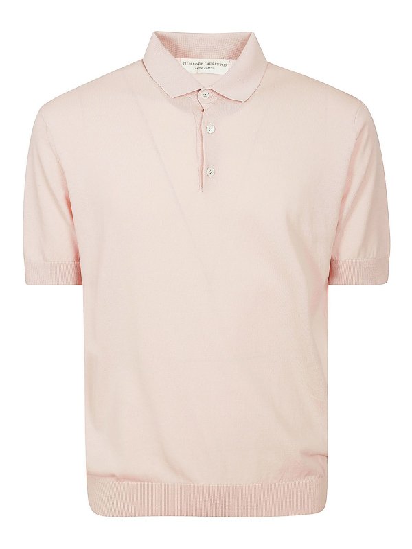 FILIPPO DE LAURENTIIS: ポロシャツ - ポロシャツ - ヌードカラー
