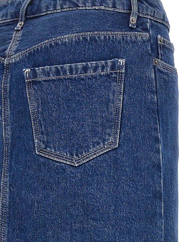 moss miniskirt shop online: A.P.C.