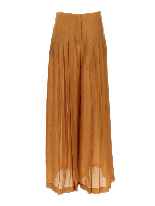 ALBERTA FERRETTI: casual trousers - Pleated pants