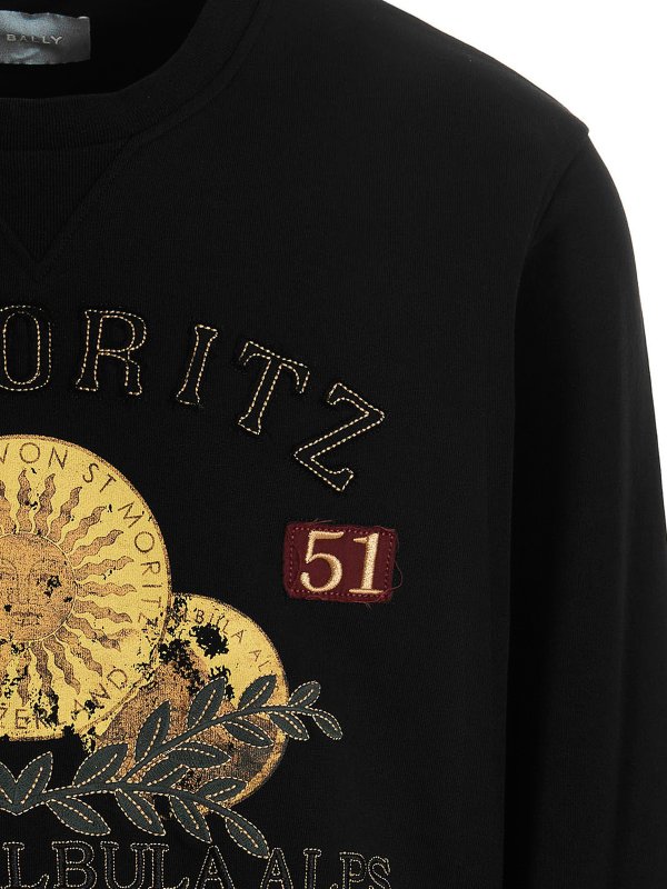 The Best Shops BALLY: Sweatshirts und Pullover - Sweatshirt - Schwarz