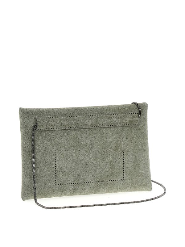 BRUNELLO CUCINELLI: クロスボディバッグ online - クロスボディバッグ - グレー