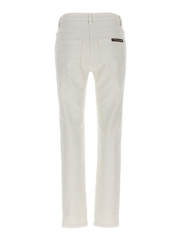 BRUNELLO CUCINELLI: Jeans pitillos online - Vaqueros Pitillos - Blanco