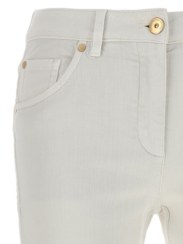 The Best Shops BRUNELLO CUCINELLI: Jeans pitillos - Vaqueros Pitillos - Blanco