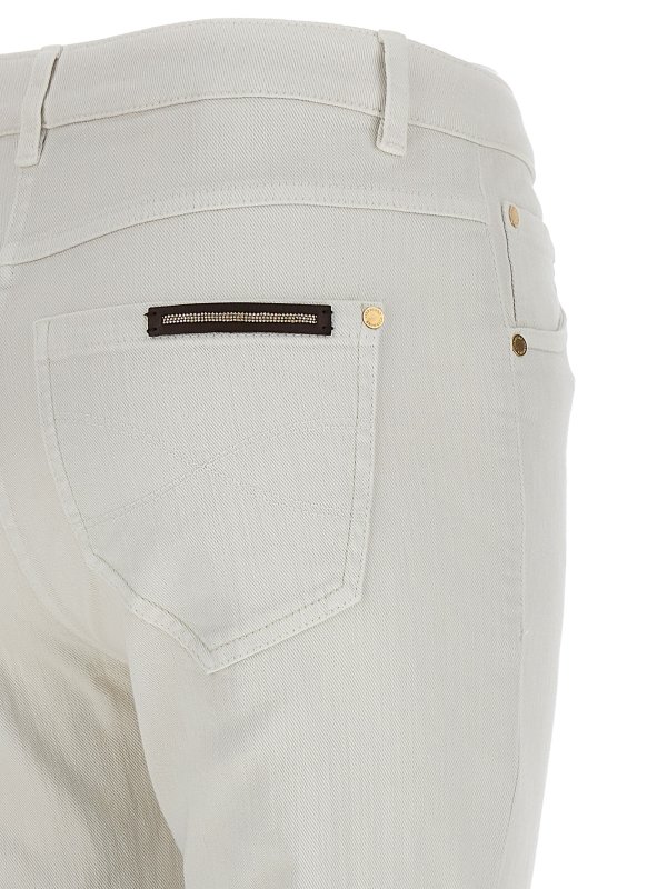 Vaqueros Pitillos - Blanco shop online: BRUNELLO CUCINELLI