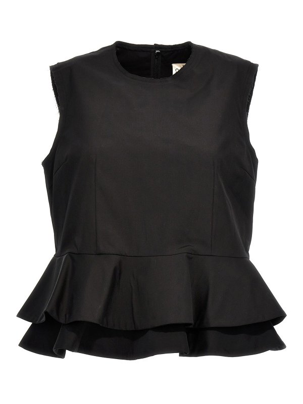 COMME DES GARCONS: Tops & Tank tops - Peplum top
