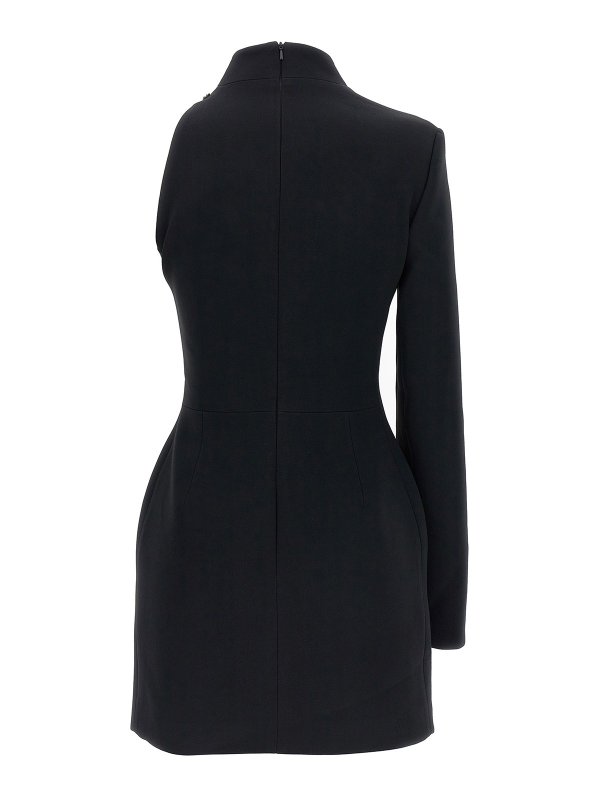 DAVID KOMA: Robe longueur genou online - Robe Au Genou - Noir