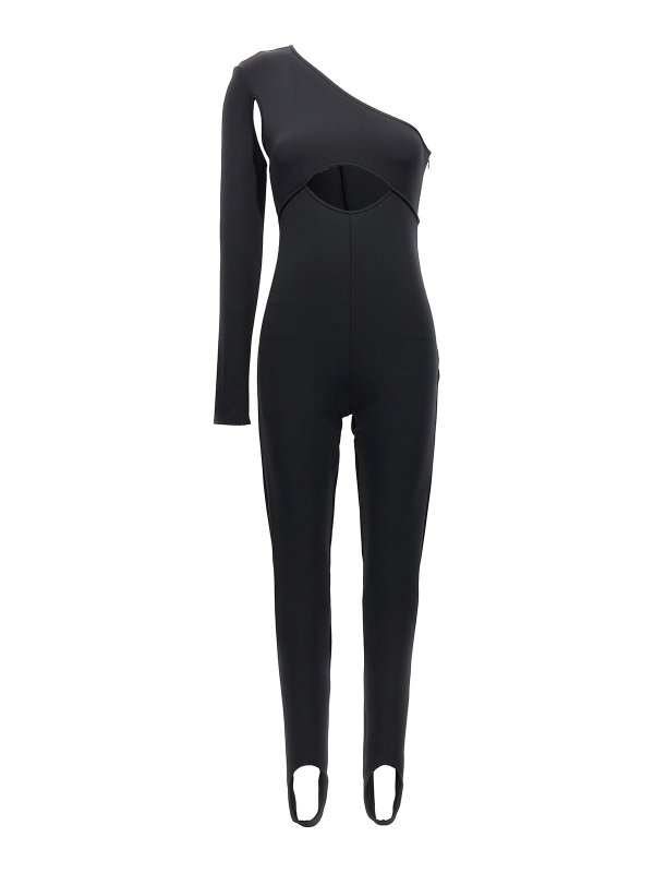 DAVID KOMA: jumpsuits - Scuba cut out one-length bodysuit