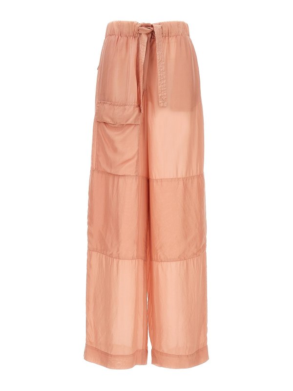DRIES VAN NOTEN: casual trousers - paint pants