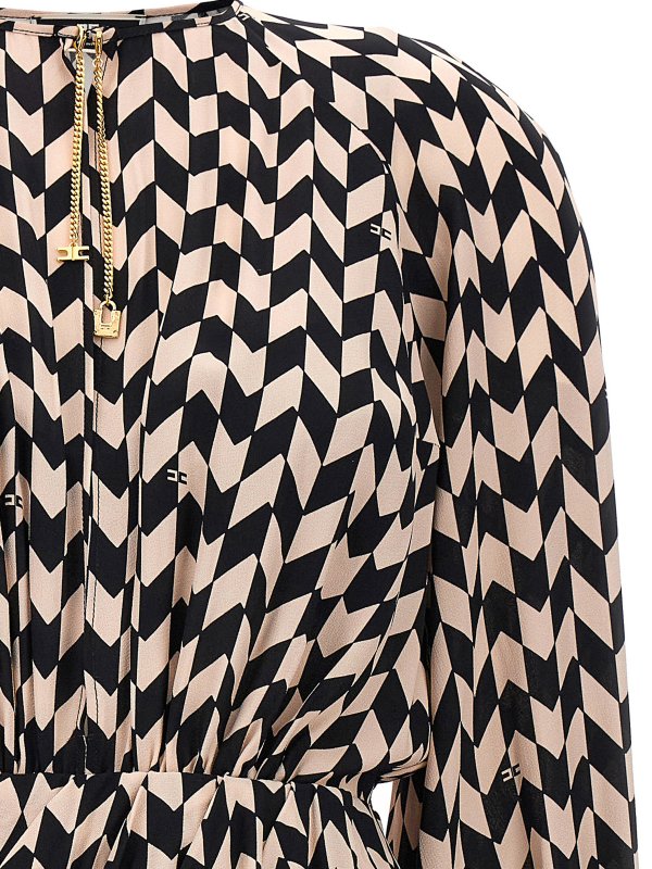 The Best Shops ELISABETTA FRANCHI: ニーレングスドレス - 膝丈/ミディスカート - 白