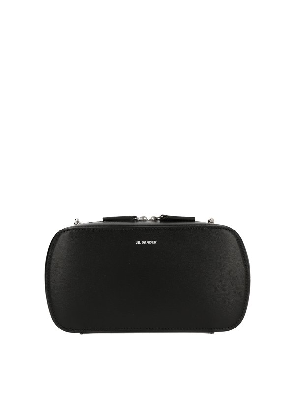 JIL SANDER: クロスボディバッグ - クロスボディバッグ - 黒