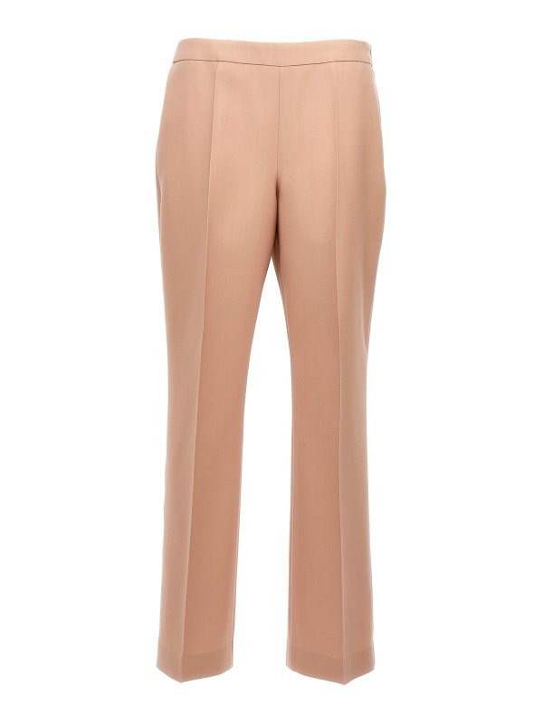JIL SANDER: casual trousers - Pleat wool pants