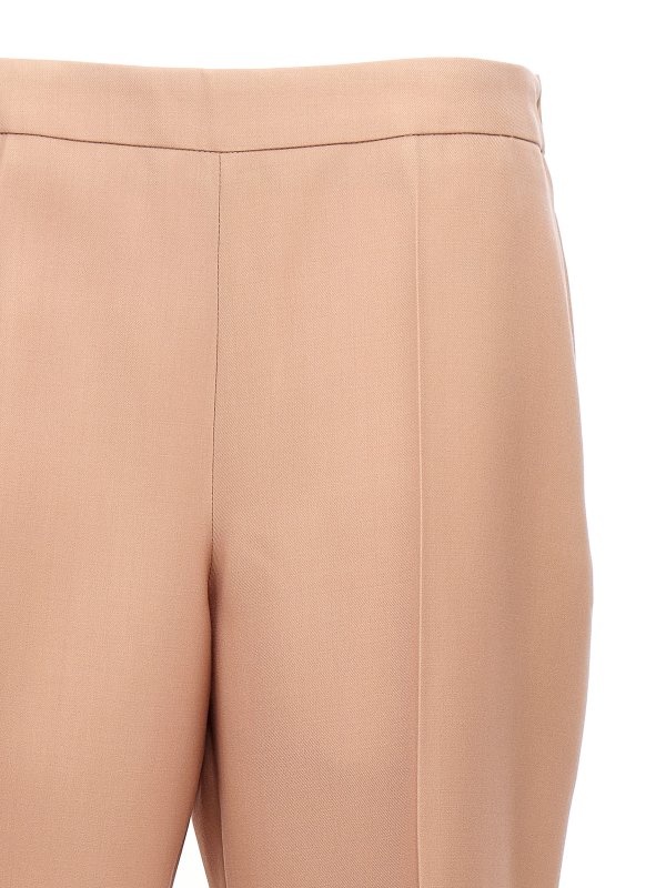 The Best Shops JIL SANDER: casual trousers - Pleat wool pants