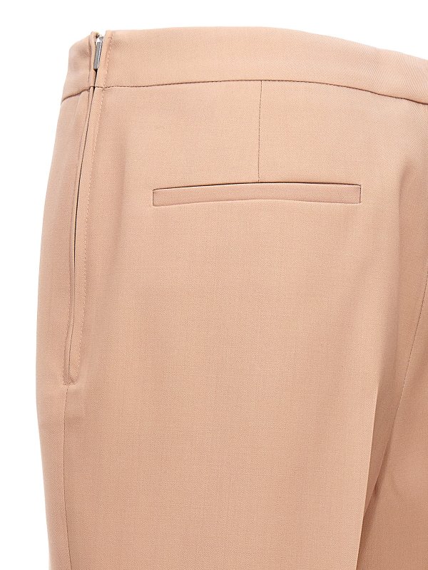 Pleat wool pants shop online: JIL SANDER