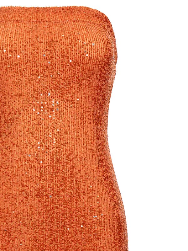 The Best Shops LE TWINS: Abendkleider - Knielanges Kleid - Orange