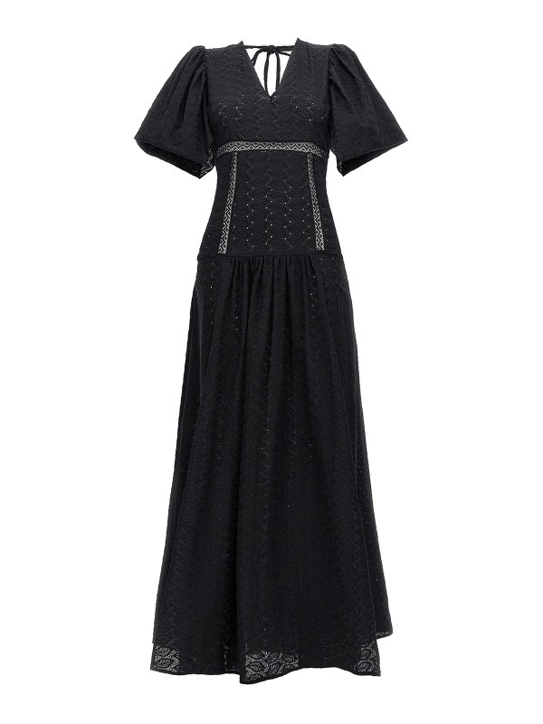 LE TWINS: マキシドレス - 膝丈ドレス - 黒