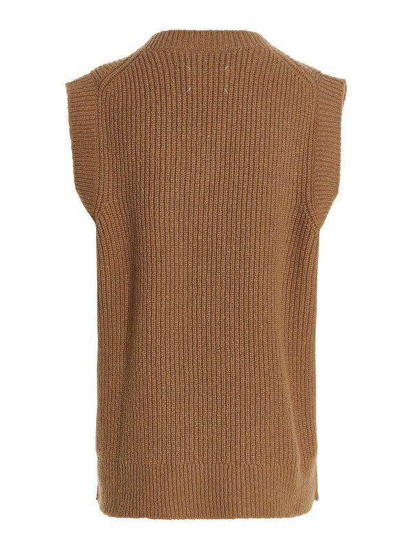 MM6 MAISON MARGIELA: vests online - V-neck vest