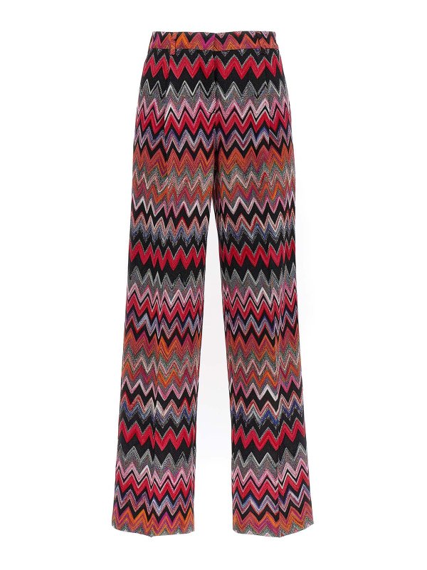 MISSONI: casual trousers - Zig zag pants