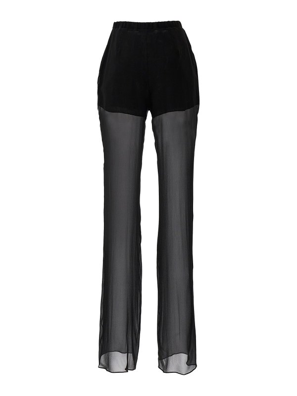 NENSI DOJAKA: pantaloni casual online - pantaloni in seta