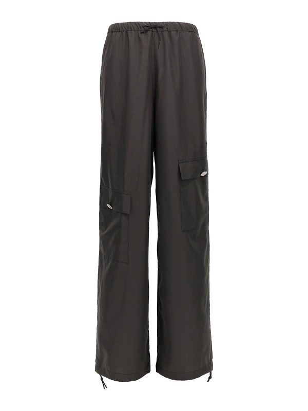 NOT AFTER TEN: casual trousers - Parachute pants