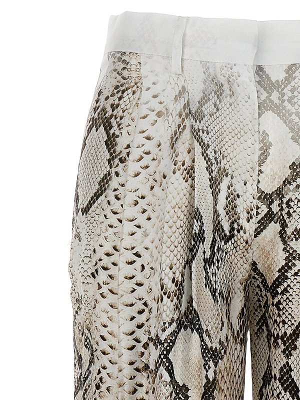 The Best Shops Nude: casual trousers - Snake pants