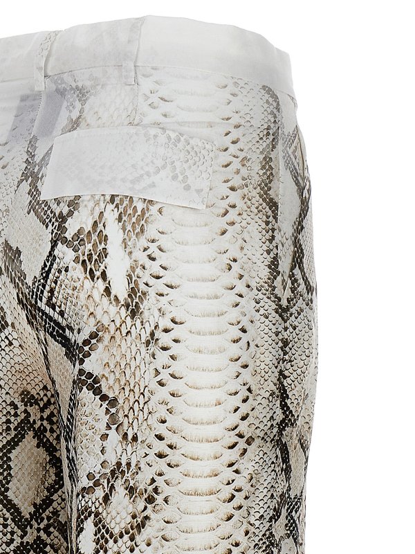 Snake pants shop online: Nude