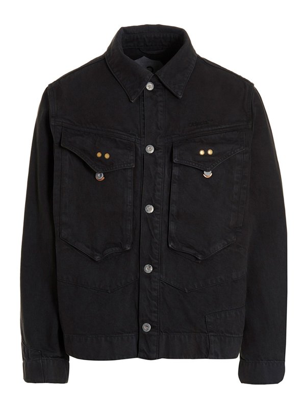 OBJECTS IV LIFE: knee length coats - Denim jacket